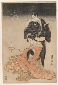 Two Lovers, ca. 1798 (treblokktrykk)